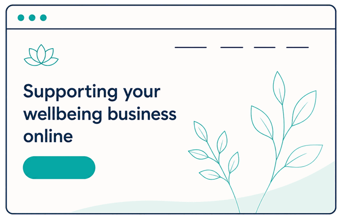 HealthHosts website service supporting complementary therapists and wellbeing businesses online